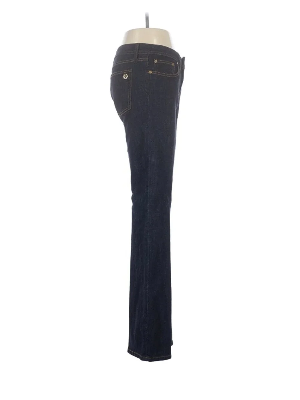 Tory Burch Classic Dark Wash Bootcut Denim Jeans - size 28 - Picture 2 of 4